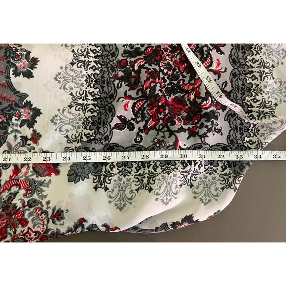 Lane Bryant floral paisley kimono sleeve sheer peplum top - Picture 5 of 6